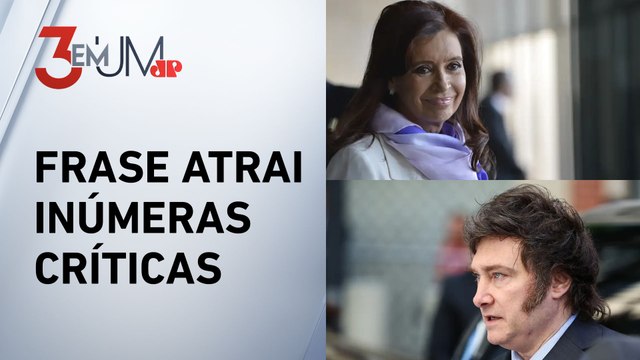 Milei fala em colocar último prego no “caixão do kirchnerismo com Cristina dentro”
