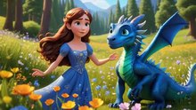 Léna et le dragon Azur