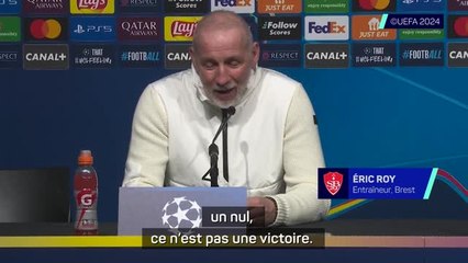 Brest - Roy : "Fier de mes joueurs"