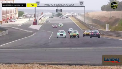 Copa Citroen Saxo 8V Class A 2024 Monteblanco Race 1 Last Lap Flip