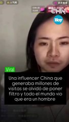 Influencer surcoreana olvida ponerse filtro en una transmisión y deja ver que es un hombre