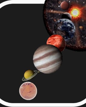 Some planets of the solar system _sun ️ ️ Mercury Venus Earth Mars Jupiter Saturn uraneus Neptune.