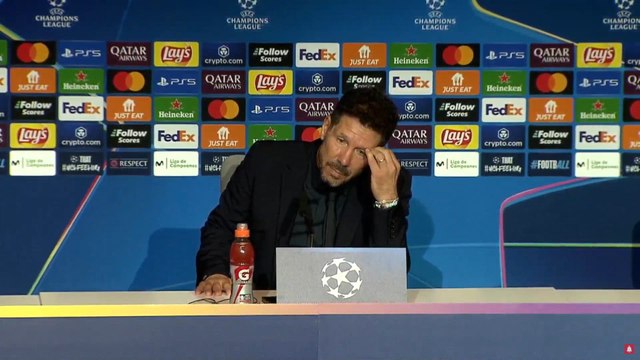 SIMEONE, rueda de prensa COMPLETA tras el ATLÉTICO DE MADRID 1 - LILL 3 de la CHAMPIONS