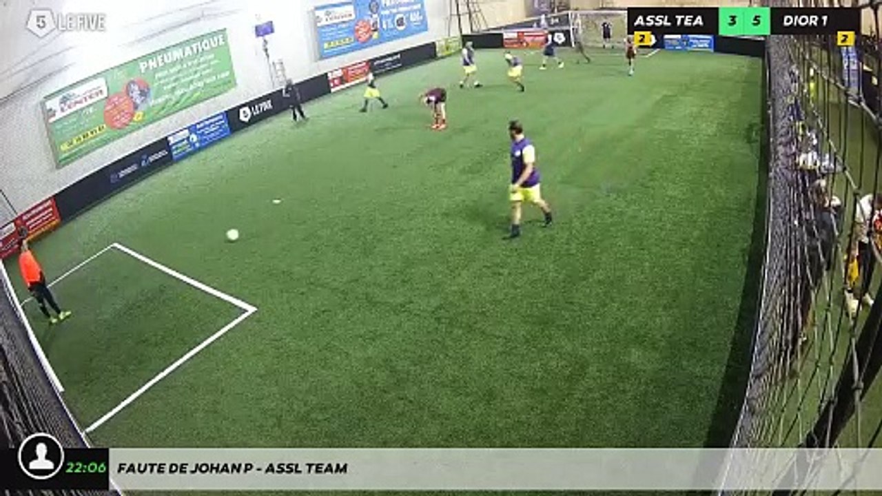 Faute de Johan P - ASSL TEAM