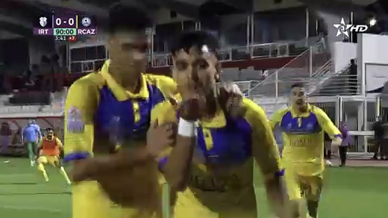 هدف اسماعيل كوراد لاعب نهضة اتليتيك الزمامرة في مرمى اتحاد طنجة برسم الجولة السابعة من البطولة الاحترافية انوي