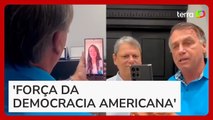 Bolsonaro conversa com brasileira que foi atendida por Trump em McDonalds nos EUA