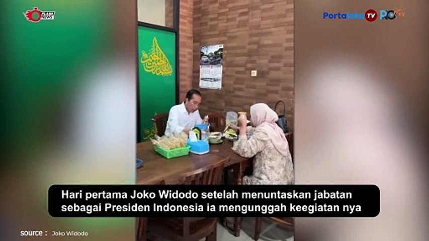Begini Kegiatan Pertama Jokowi setelah Purna Tugas
