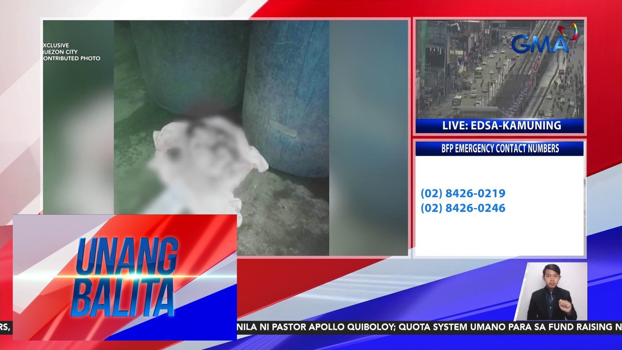 Bagong silang na sanggol, natagpuang wala nang buhay sa labas ng cr ng isang bus terminal | Unang Balita
