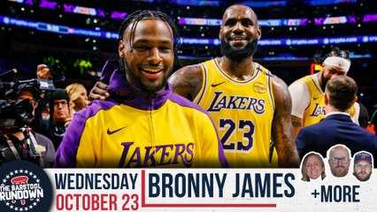 Bronny James' NBA Debut With His Dad - Barstool Rundown - October 23rd, 2024