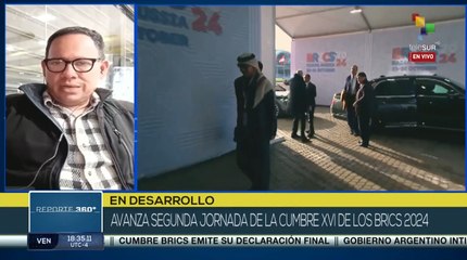 Miguel Jaimes: Los BRICS busca concentrar aspectos de crecimiento