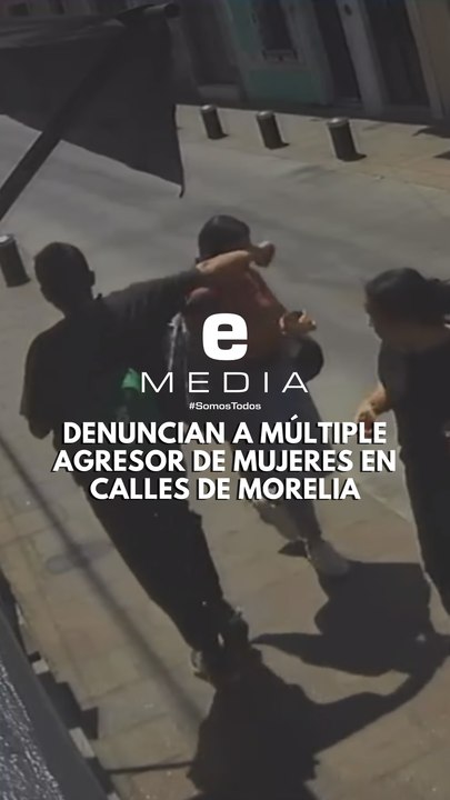 Hombre agrede a mujer en la calle sin motivo ap...