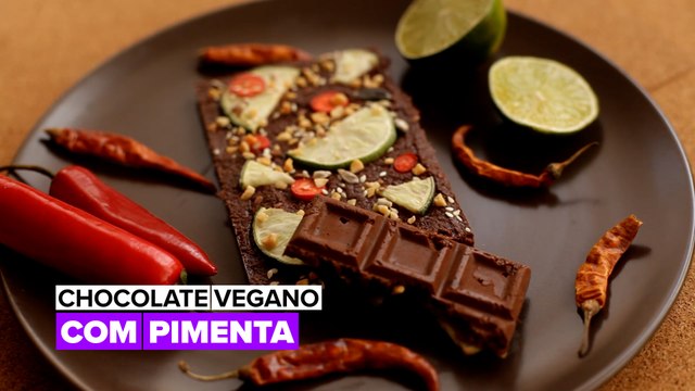 DIY Chocolate vegano com pimenta