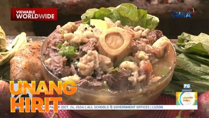 COMFORT FOOD NA BULALO, NILULUTO PA SA KAHOY?! | UNANG HIRIT