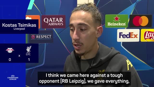 Tsimikas looks ahead with confidence to Arsenal clash after UCL win