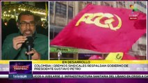 Jóvenes se sumaron a la movilización exigiendo respeto a la democracia colombiana