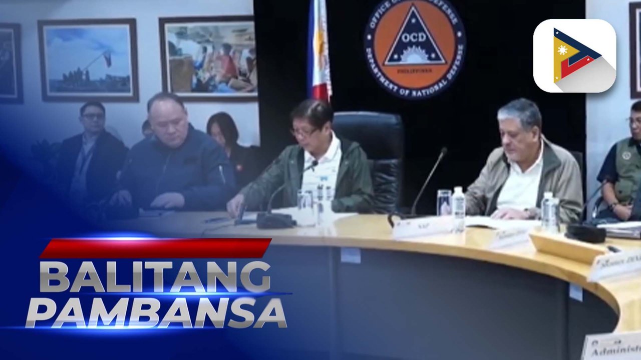 Lagay ng mga dam sa bansa, pinatututukan ni PBBM; Agarang pamamahagi ng tulong at rescue operations, ipinag-utos din