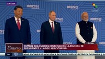 Cumbre de los BRICS avanzó con reunión de líderes sobre el desarrollo institucional