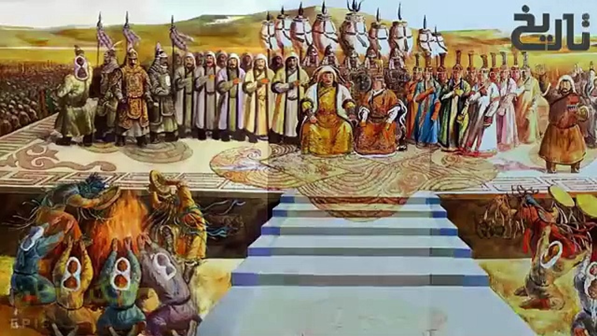⁣Genghis Khan Ep36  - Why did Jalaluddin jump into river from a 30 feet high mountain with his horse