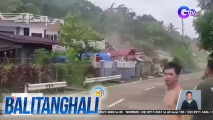 10 bahay, natabunan ng gumuhong lupa | Balitanghali