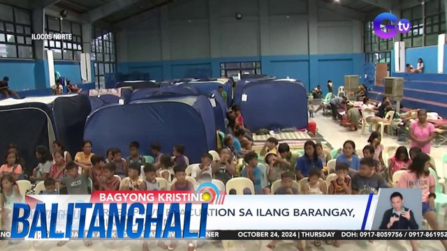 Malaking bahagi ng Ilocos Norte, nakararanas ng maulang panahon | Balitanghali