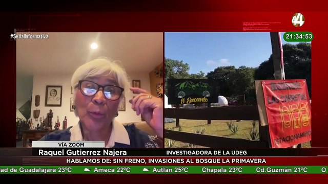 Dra. Raquel Gutiérrez Nájera nos explica sobre la invasión al bosque de La Primavera