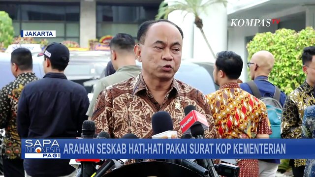 Seskab Mayor Teddy Imbau Kabinet Merah Putih Hati-Hati saat Pakai Kop Surat Kementerian