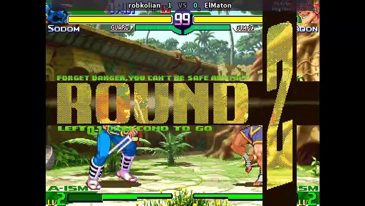 Street Fighter Alpha 3 • Fightcade • "RobKolian" vs "ElMaton" • #casualplay #onlineplay 2024/10/22