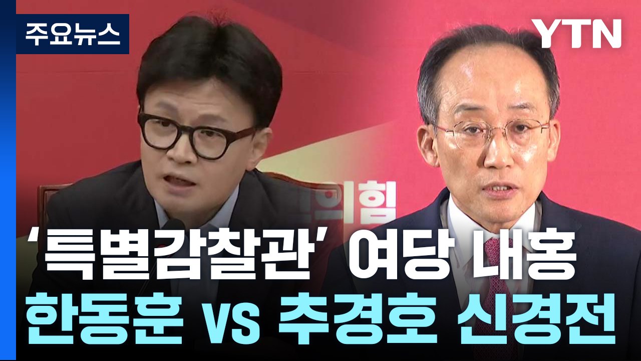 '특별감찰관' 여당 내홍..."당 대표 총괄" vs "국감 뒤 의총" / YTN