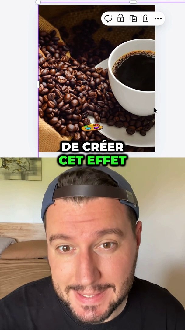 Créer cet effet cool sur Canva
