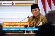 Sidang Kabinet Paripurna Perdana, Prabowo Sebut Birokrasi Ribet hingga Copot Pejabat Tak Mau Kerja Keras