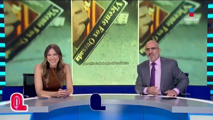 Trabajadores de limpia se burlan de Vicente Fox