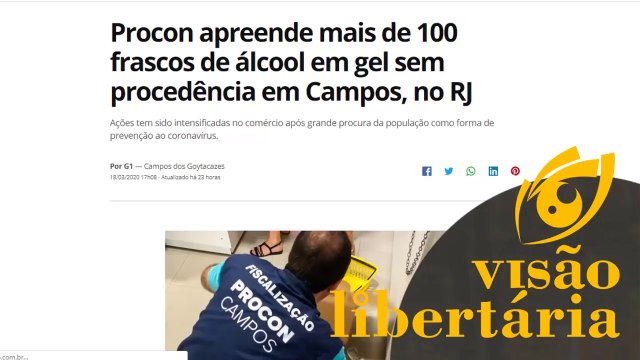 Álcool em gel: Além dos preços absurdos, produtos sem procedência! - HD | VL - 26/03/20 | ANCAPSU