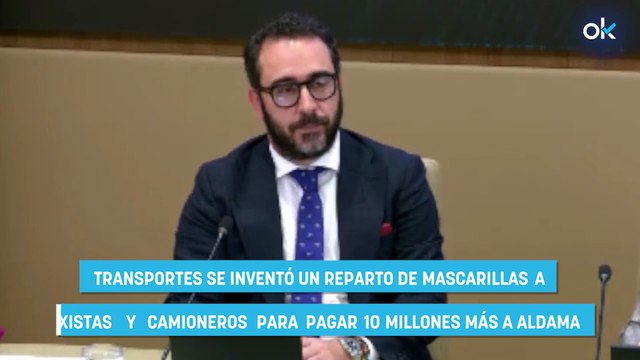 Transportes se inventó un reparto de mascarillas a taxistas y camioneros para pagar 10 millones más a Aldama