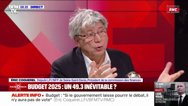 Budget 2025: Éric Coquerel (LFI) annonce que le NFP va essayer de retirer des amendements pour pouvoir aller jusqu'au vote