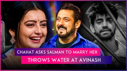 Bigg Boss 18: Chahat Pandey Asks Salman Khan To Marry Her; Actress Throws Water At Avinash Mishra