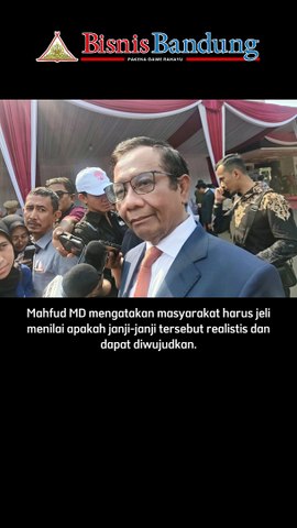 Mahfud MD Soroti Janji Prabowo, Apa yang Bisa Diharapkan untuk Indonesia?