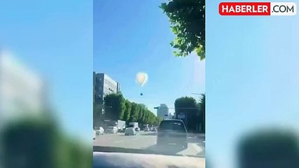 Kuzey Kore'den gönderilen çöp balonu Güney Kore'de başkanlık ofisi yerleşkesine düştü