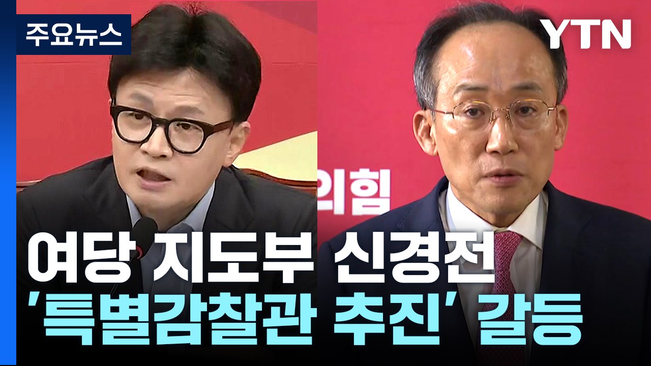 '특별감찰관' 여당 내홍..."당 대표 총괄" vs "국감 뒤 의총" / YTN