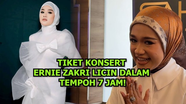 Tiket konsert sulung habis terjual, Ernie Zakri ada sebab pilih lokasi kecil