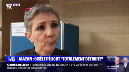 "J'aurais tant aimé que nous puissions nous exprimer": l'avocate de Dominique Pelicot regrette qu'il n'ait pas pu répondre à Gisèle Pelicot après sa prise de parole à l'audience