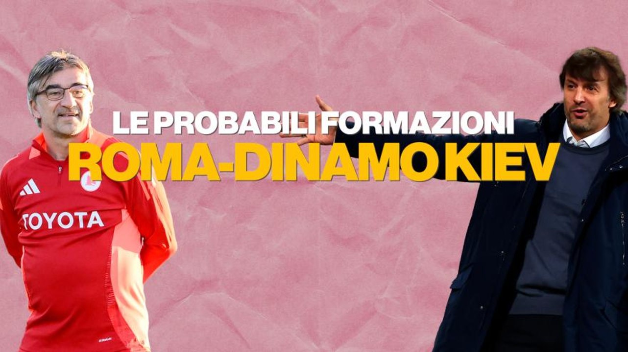 Europa League, Roma-Dinamo Kiev: le probabili formazioni