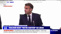 Emmanuel Macron, lors d'une conférence de soutien au Liban: 