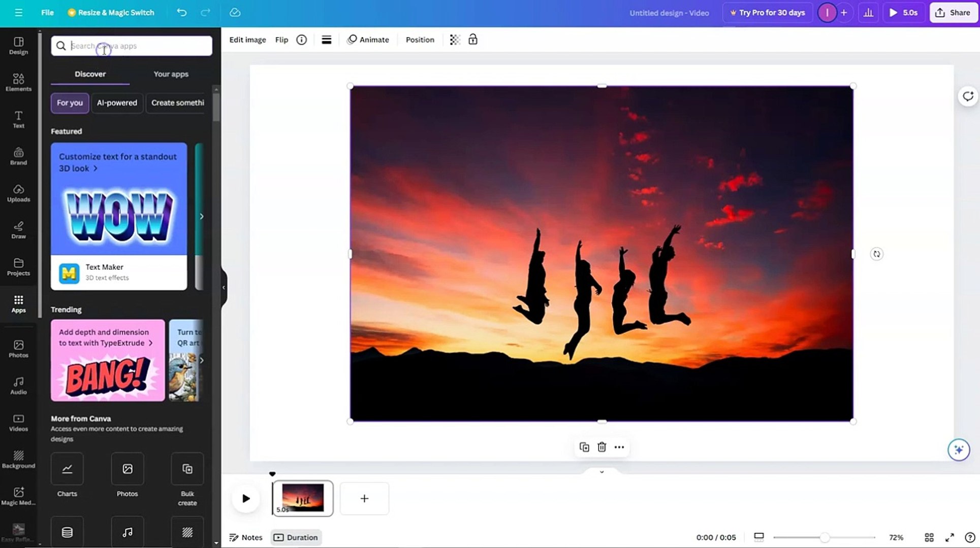 How to Place Image inside the Text in Canva in 2024 l easy canva l Canva tutorial