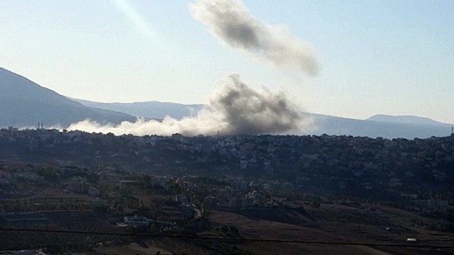 تصاعد أعمدة دخانية من قرى في جنوب لبنان عقب غارات إسرائيلية