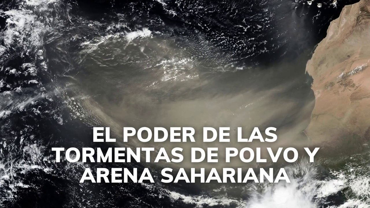 El poder de las tormentas de polvo y arena del Sahara