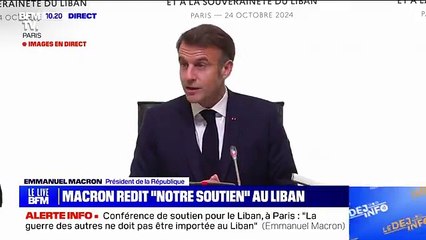 Tải video: Guerre au Proche-Orient: Le président Emmanuel Macron annonce que la France va débloquer 100 millions d'euros pour le Liban - VIDEO