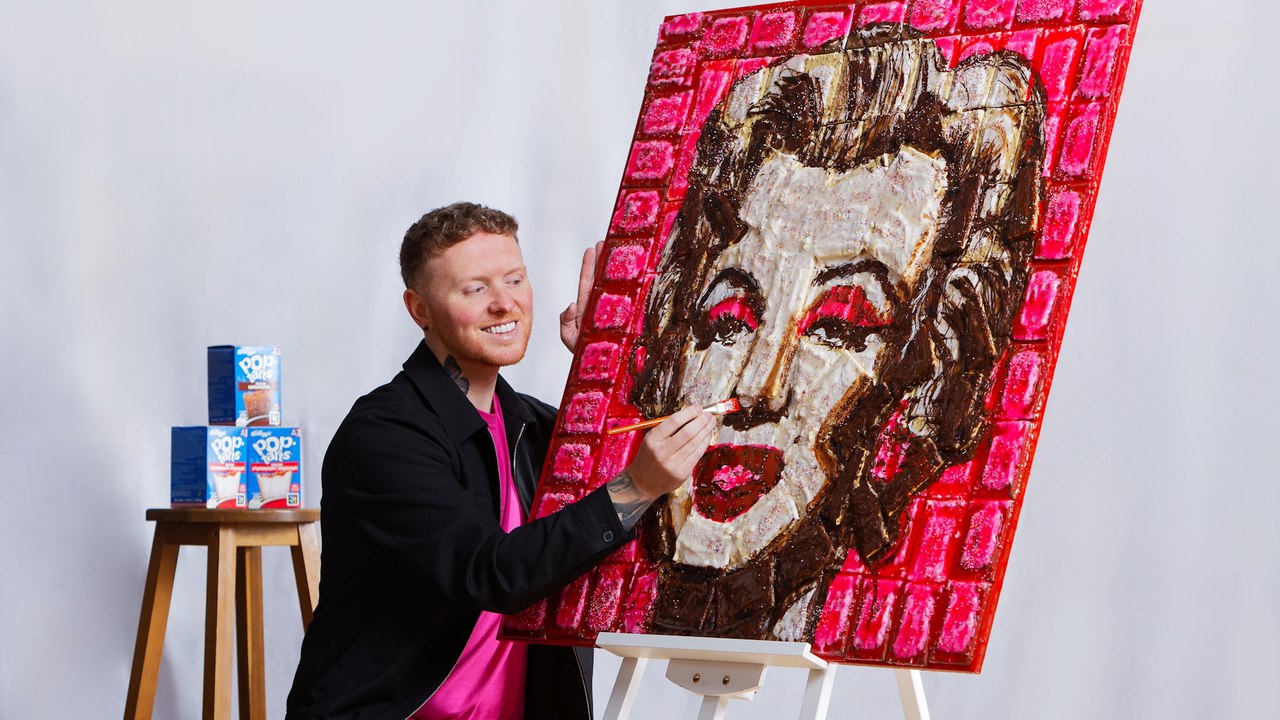 Food artist uses Pop-Tarts to recreate pop art