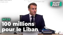 Macron débloque 100 millions d’euros pour le Liban et réclame un « cessez-le-feu »