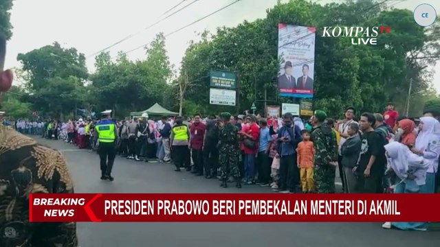 Situasi Terbaru Akmil Magelang, Warga Antusias Sambut Kabinet Merah Putih Prabowo-Gibran
