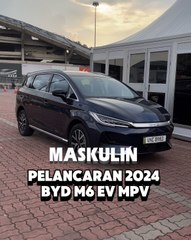 Pelancaran 2024 BYD M6 EV MPV